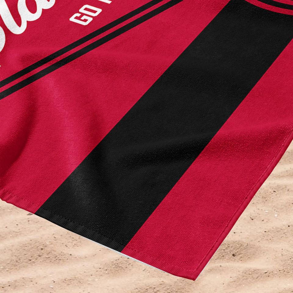 Houston Rockets Personalized Beach Towel: NBA Dominion Fan Gift