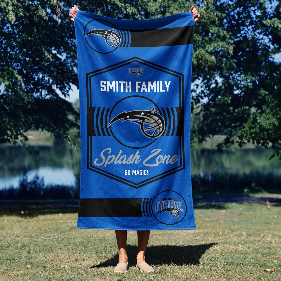 Orlando Magic Beach Towel: NBA Dominion Style, Personalized Fan Gift