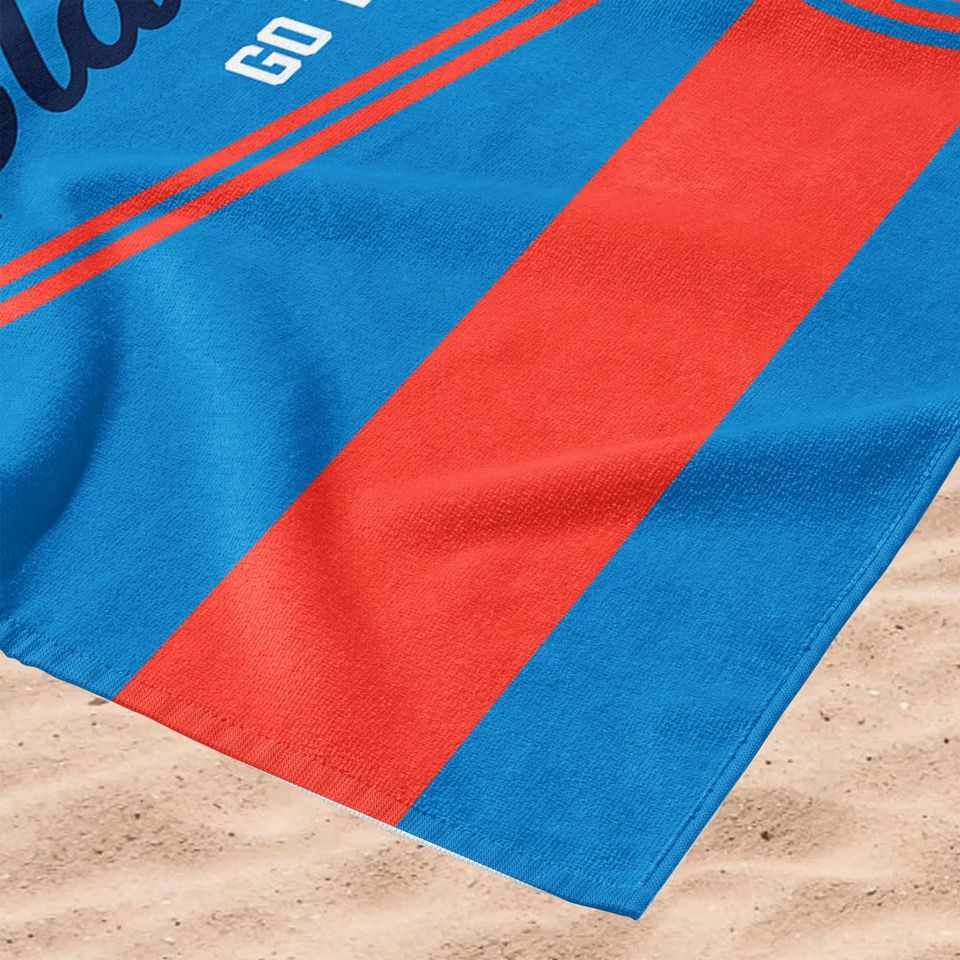 Oklahoma City Thunder Beach Towel: NBA Dominion Style, Personalized Fan Gift