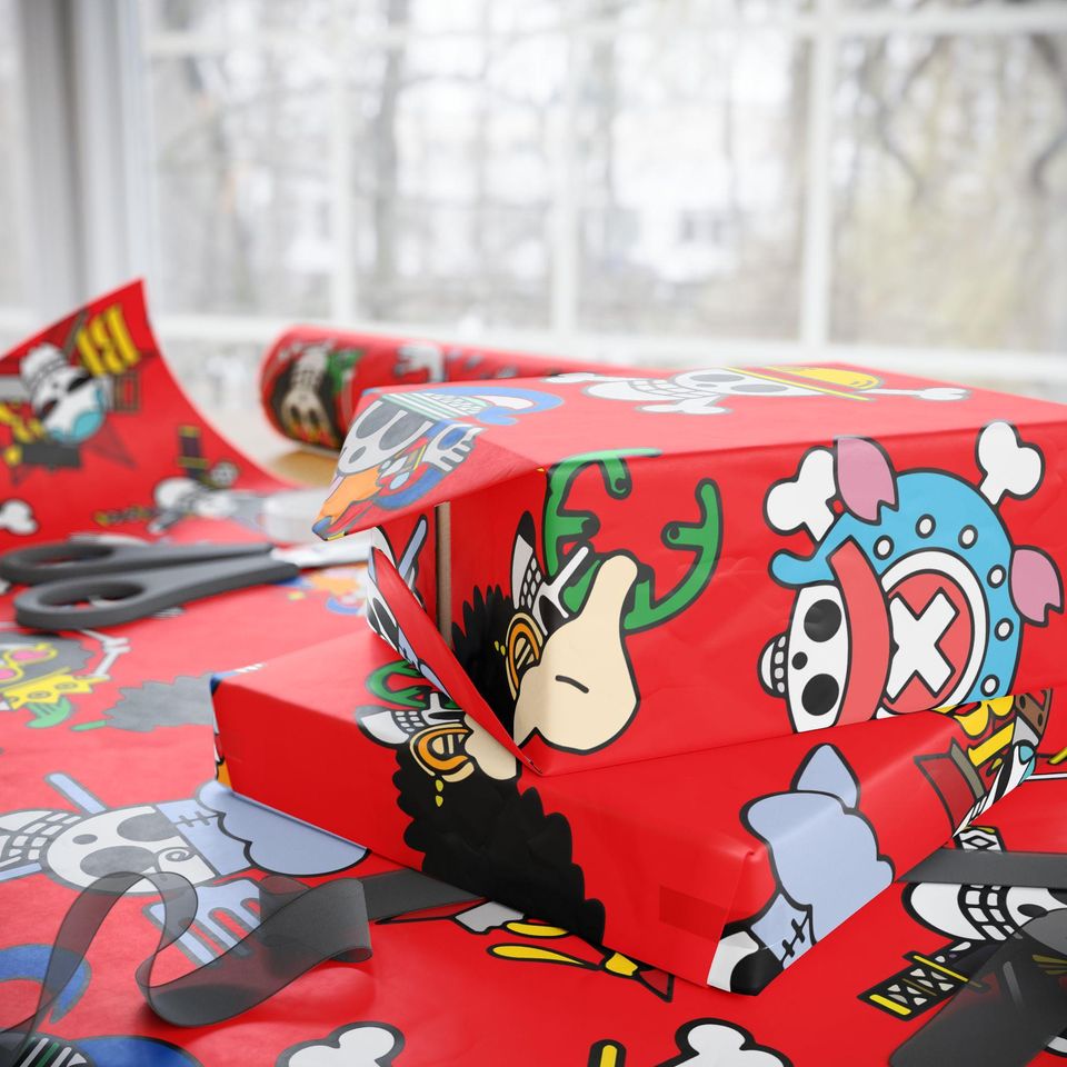 One Piece Wrapping Paper: Anime Gift Wrap,