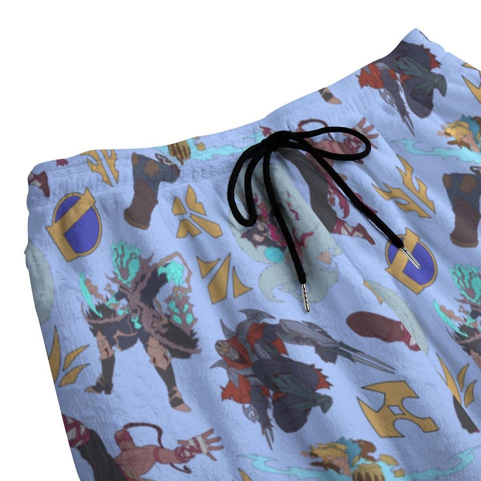League Pajama Set | Cozy Anime Loungewear | Unisex Warm Pajamas