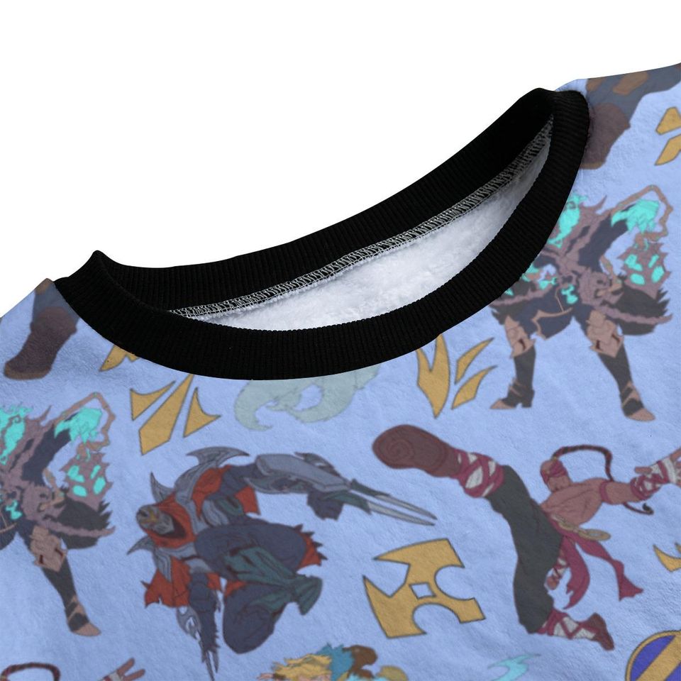 League Pajama Set | Cozy Anime Loungewear | Unisex Warm Pajamas