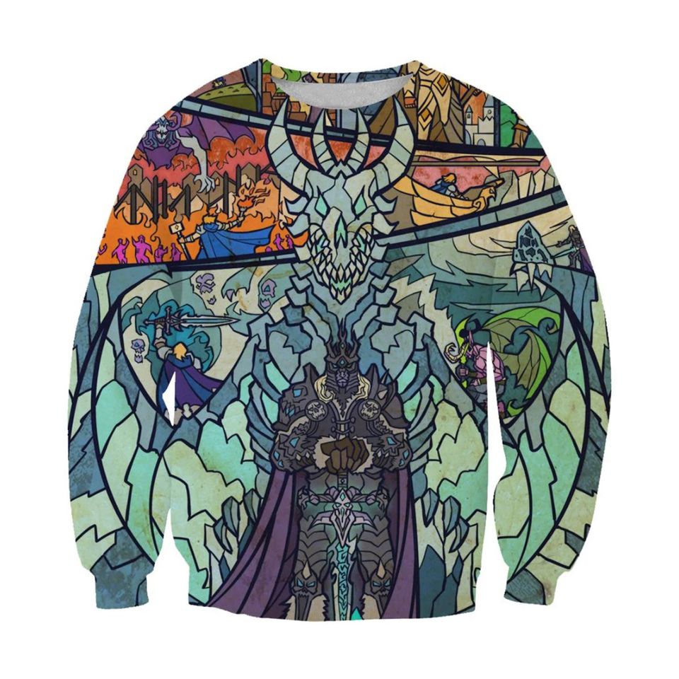 World of Warcraft Lich King 3D Hoodie