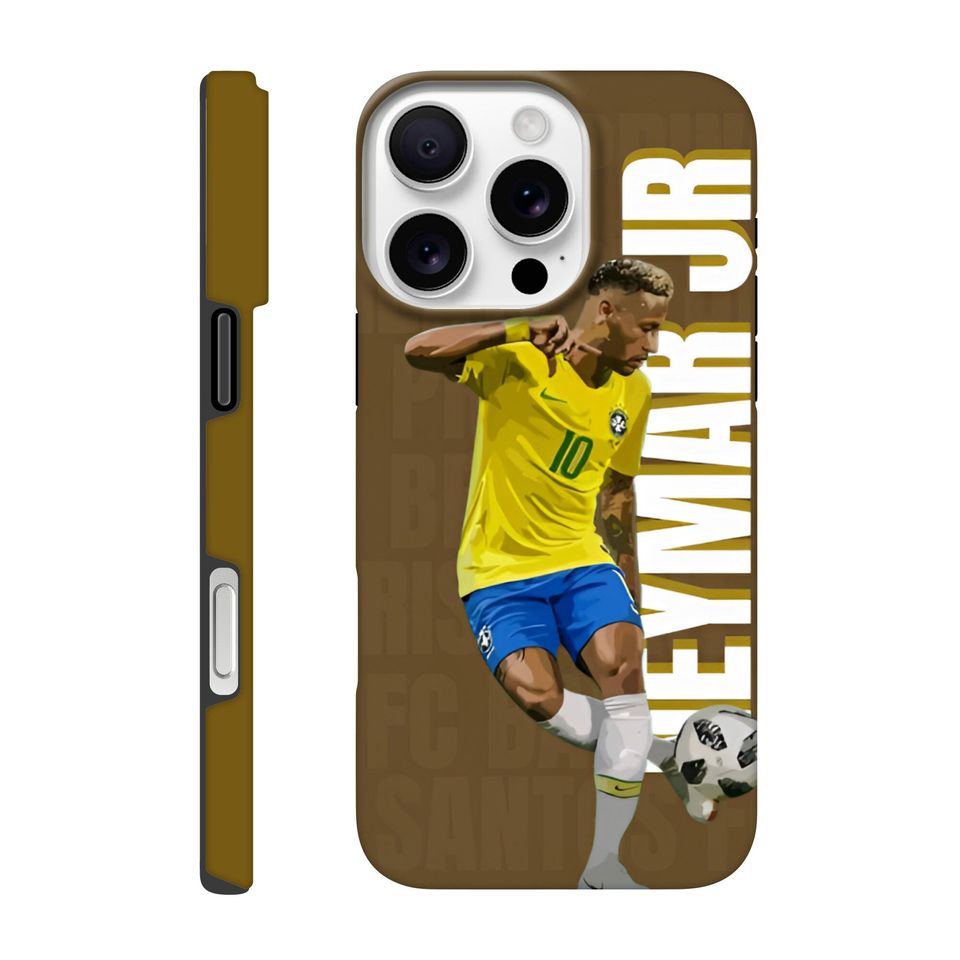 Football Phone Case Neymar Flexi Case Brazil Soccer iPhone Case