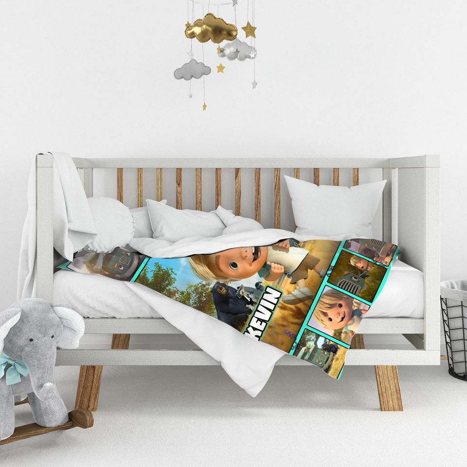 Personalized Trash Truck Blanket, Trash Truck Blanket