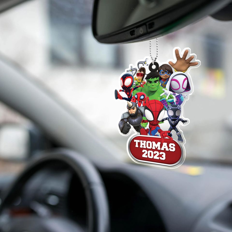 Personalized Spidey & His Amazing Friends Christmas Ornament