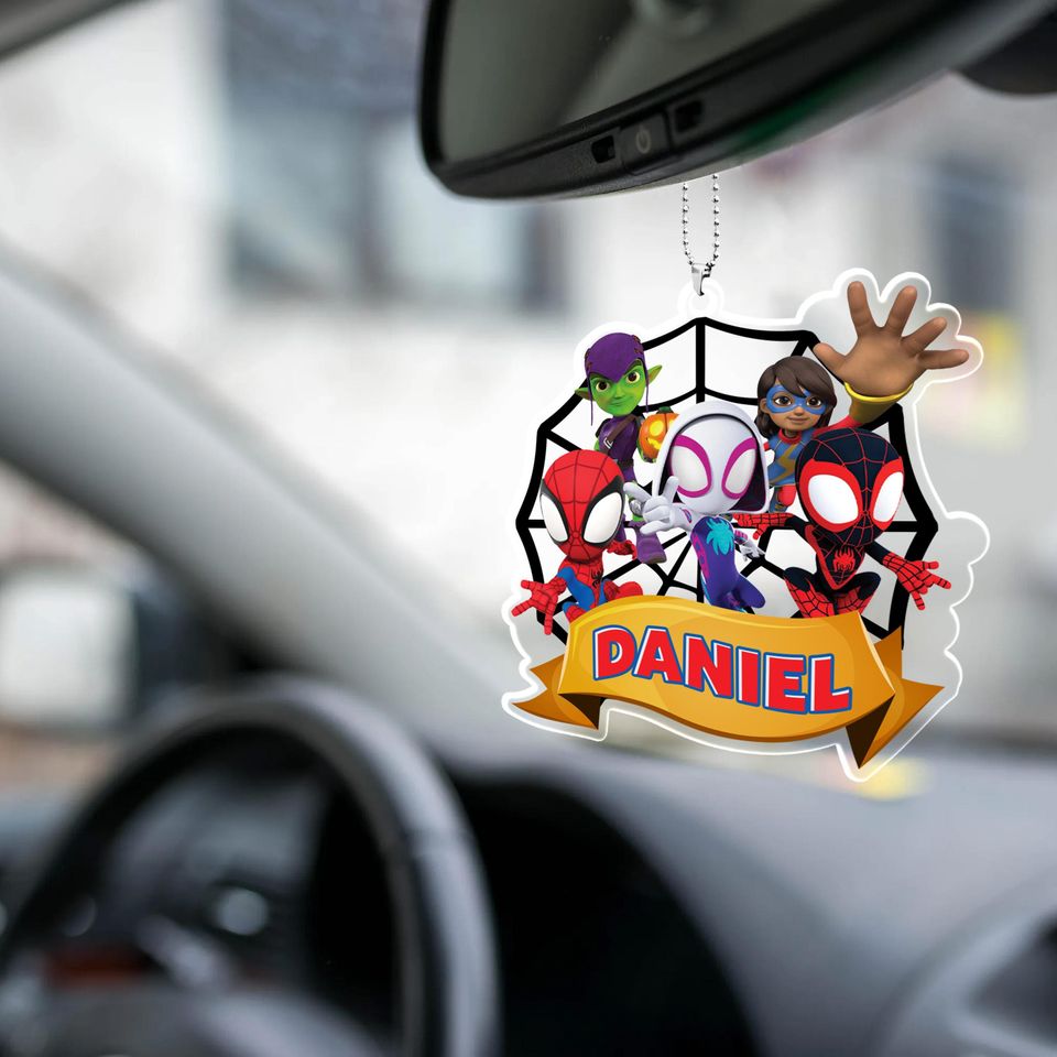 Personalized Spidey & His Amazing Friends Christmas Ornament