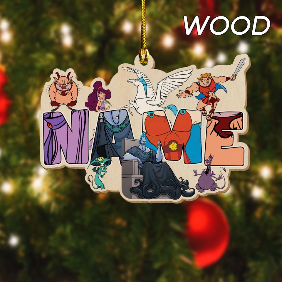 Personalized Hercules Christmas Ornament