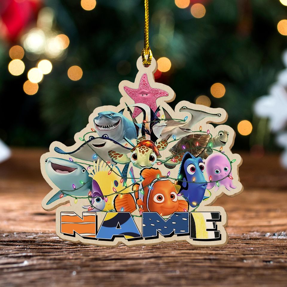 Customized Finding Nemo Ornament, Disney Fish Nemo Christmas Ornament