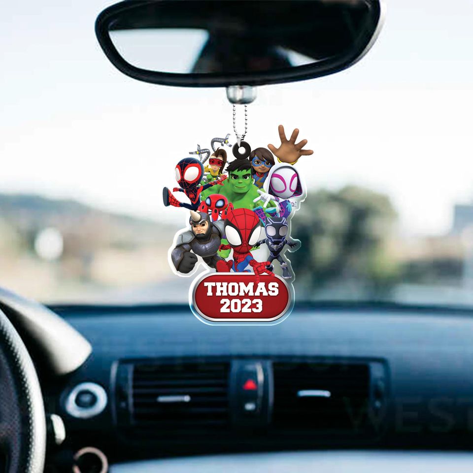 Personalized Spidey & His Amazing Friends Christmas Ornament