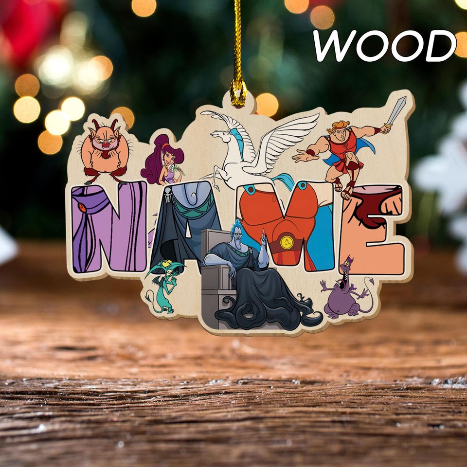 Personalized Hercules Christmas Ornament