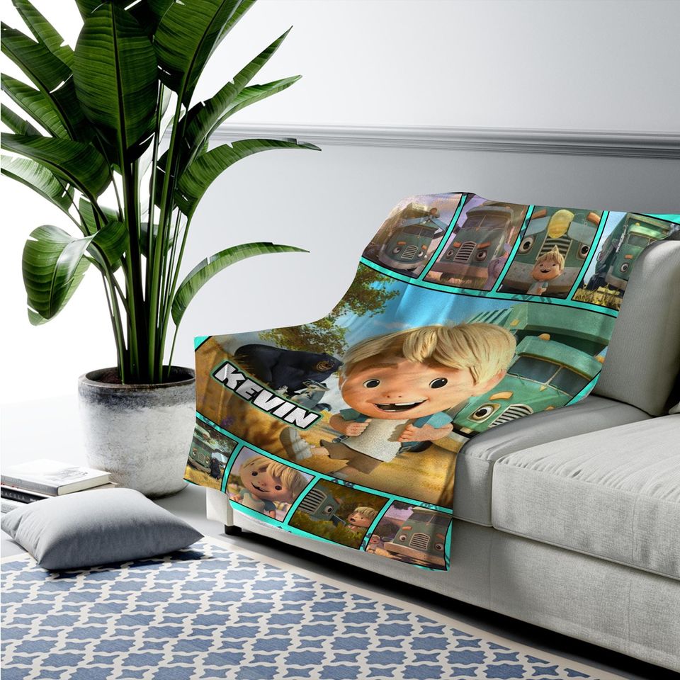 Personalized Trash Truck Blanket, Trash Truck Blanket