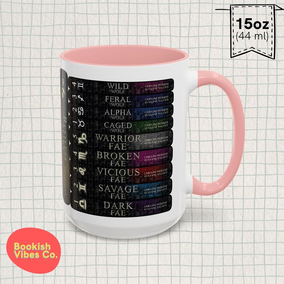 Zodiac Academy Book Spine Mug: Dark Academia Fantasy Gift
