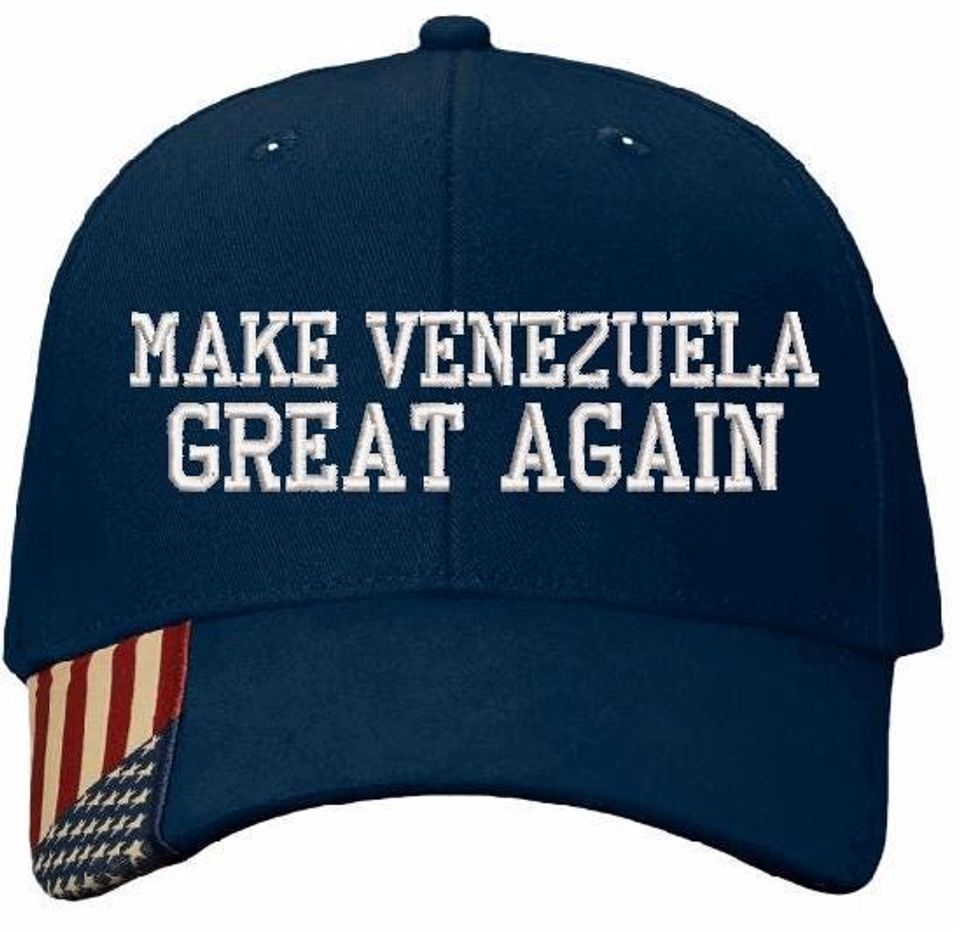 Make Venezuela Great Again Embroidered Adjustable or Fitted Ball Cap