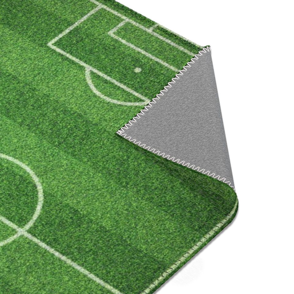 Soccer Field Room Rug
