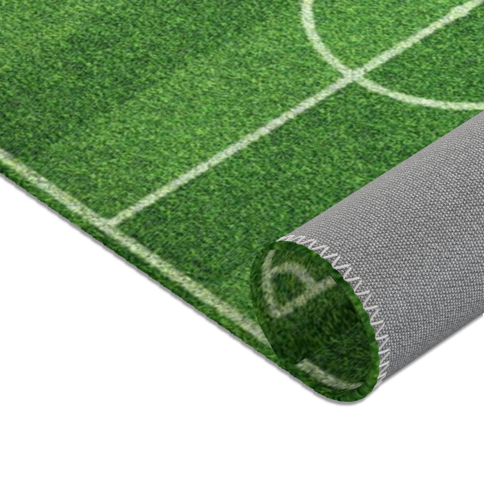 Soccer Field Room Rug