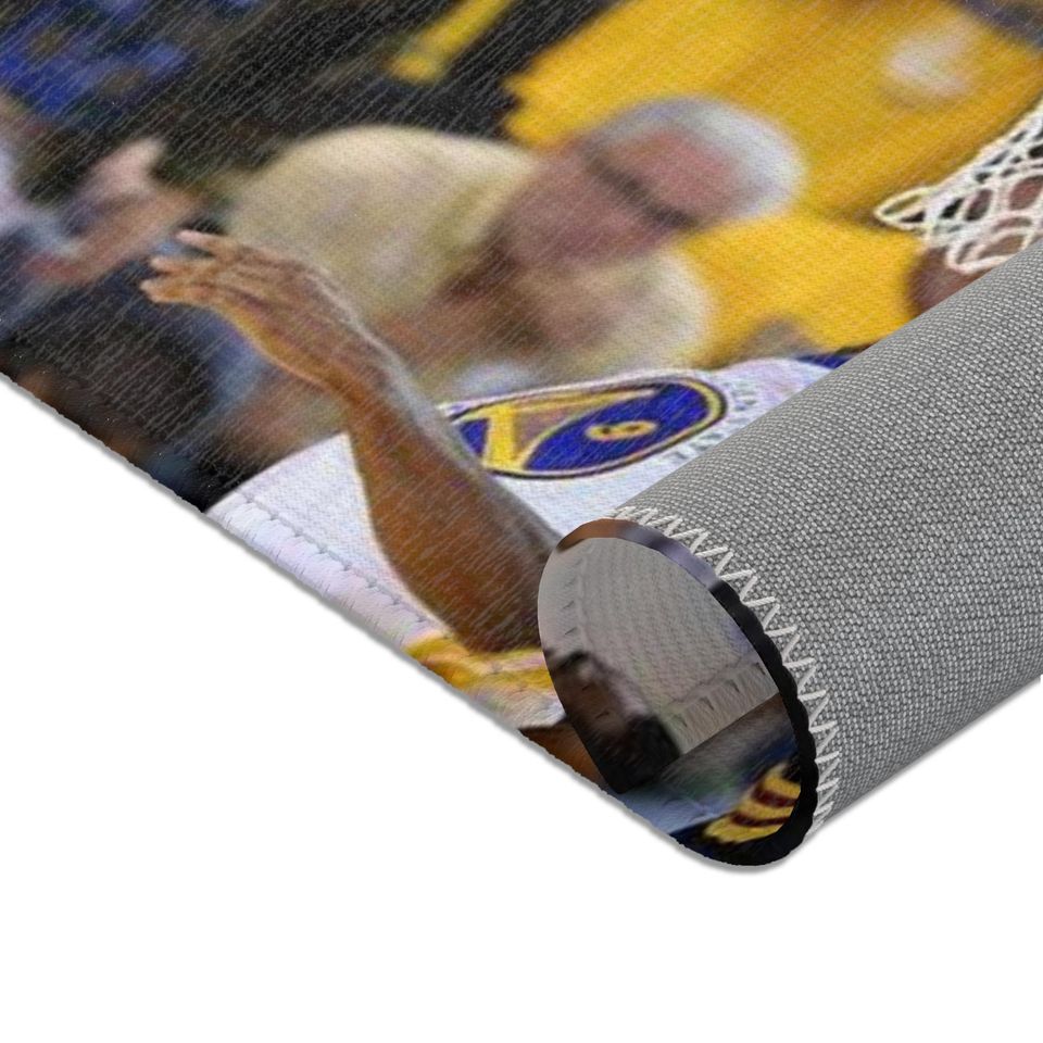 Lebron James Green 7 Block Room Rug