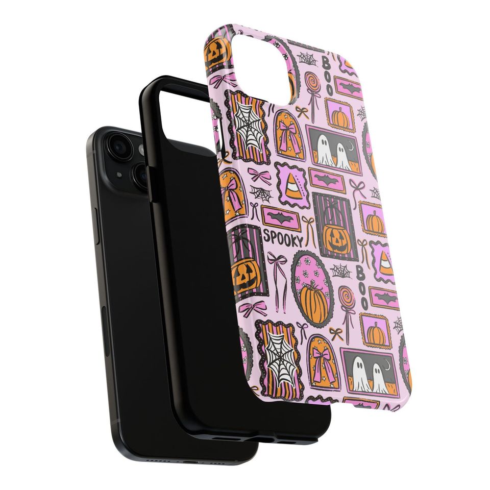 Spooky Halloween Frames iPhone Case | Halloween iPhone Cases | Cute Halloween Phone Cases For Her
