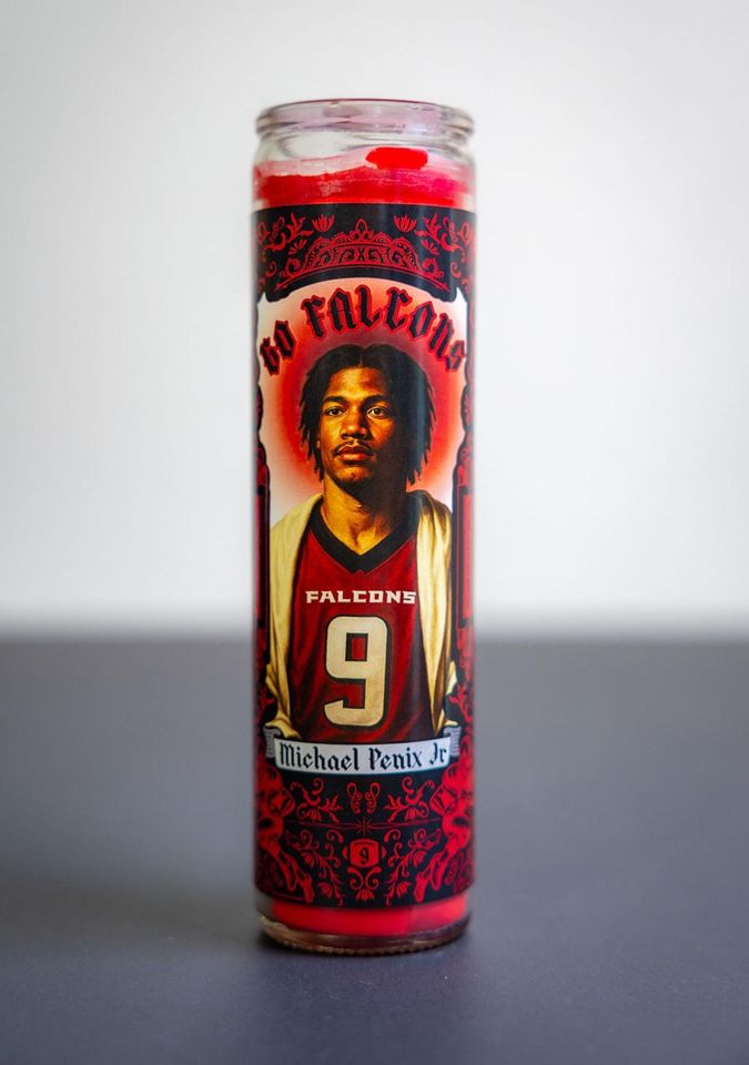 Atlanta Falcons - Michael Penix Jr Prayer Candle