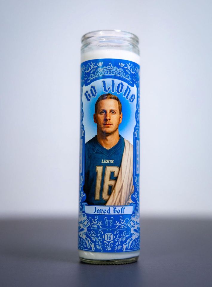Detroit Lions - Jared Goff Prayer Candle
