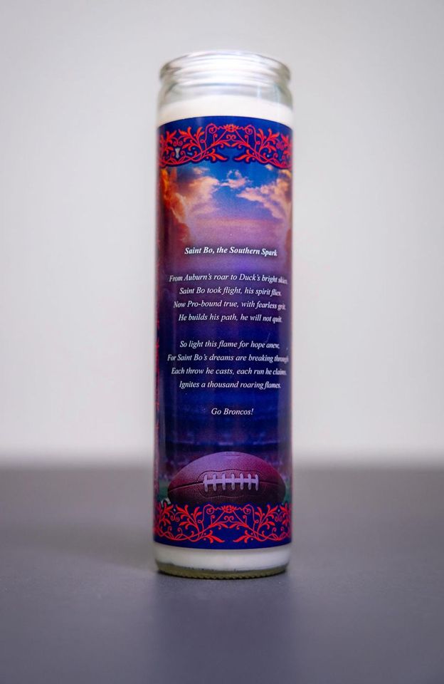 Denver Broncos - Bo Nix Prayer Candle