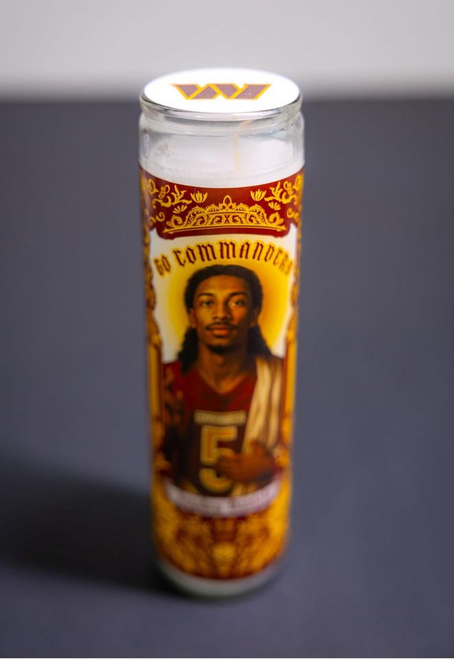 Washington Commanders - Jayden Daniels  Prayer Candle