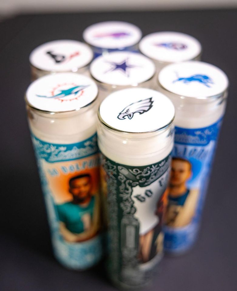Detroit Lions - Jared Goff Prayer Candle