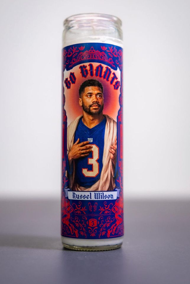 NY Giants - Russel Wilson Prayer Candle