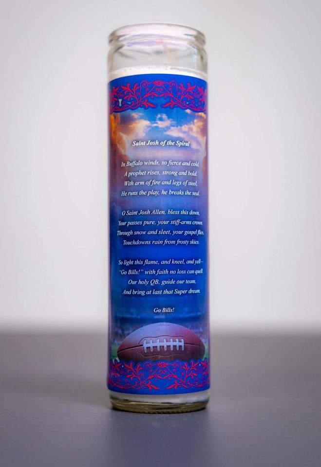 Buffalo Bills - Josh Allen Prayer Candle