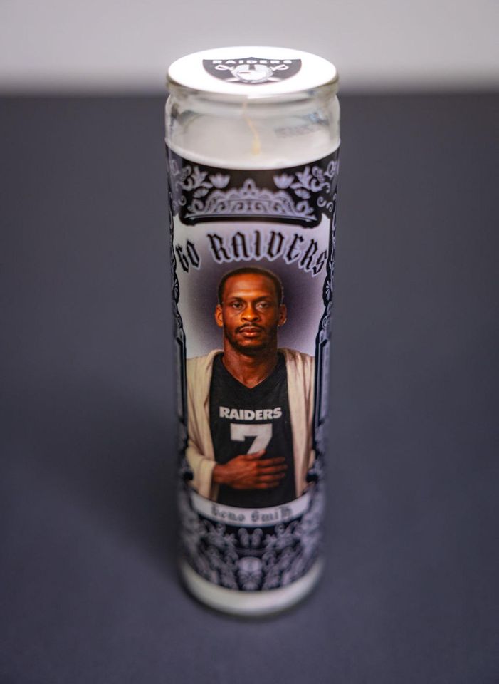 Las Vegas Raiders - Geno Smith  Prayer Candle
