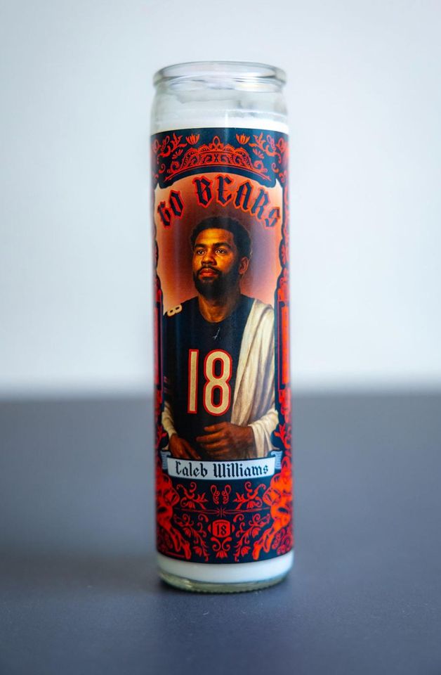 Chicago Bears - Caleb Williams Prayer Candle