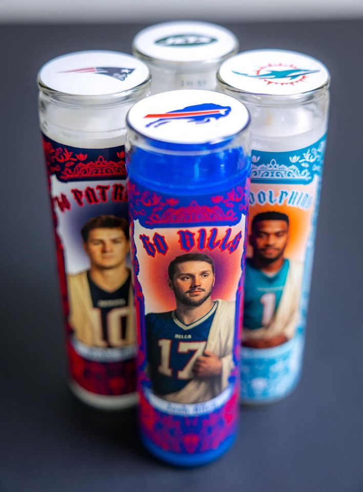 New England Patriots - Drake Maye Prayer Candle
