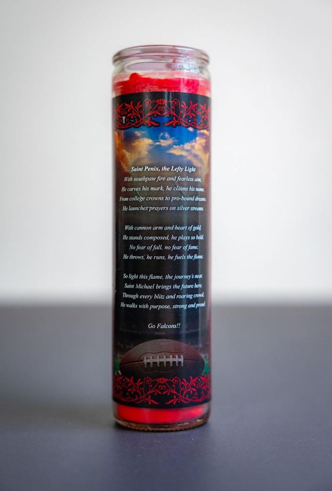 Atlanta Falcons - Michael Penix Jr Prayer Candle