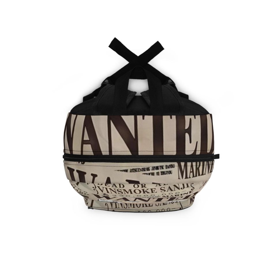 Anime Backpack, Large School Bag, Travel Backpack, Unique Bag, Gift for Anime Fans, One Piece Design