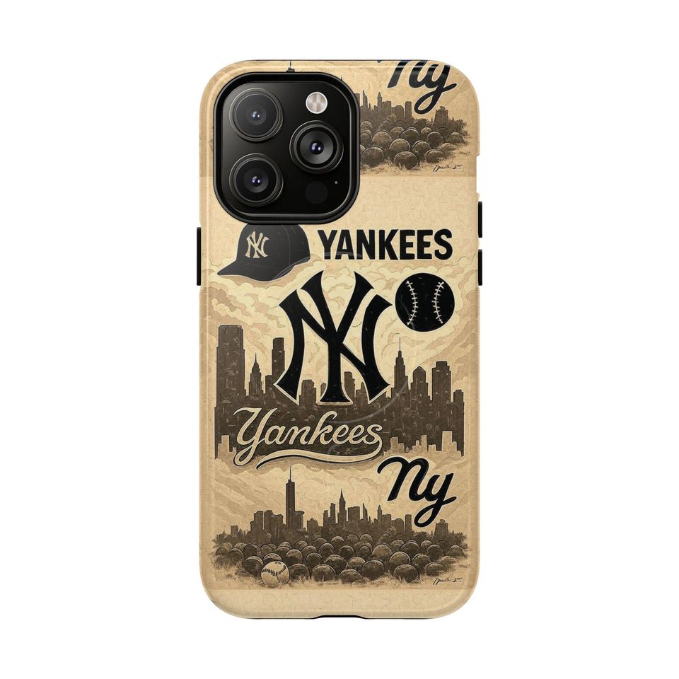 Yankees MagSafe Phone Case: Durable New York Baseball Gift