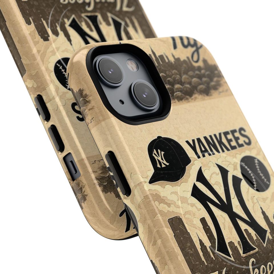 Yankees MagSafe Phone Case: Durable New York Baseball Gift