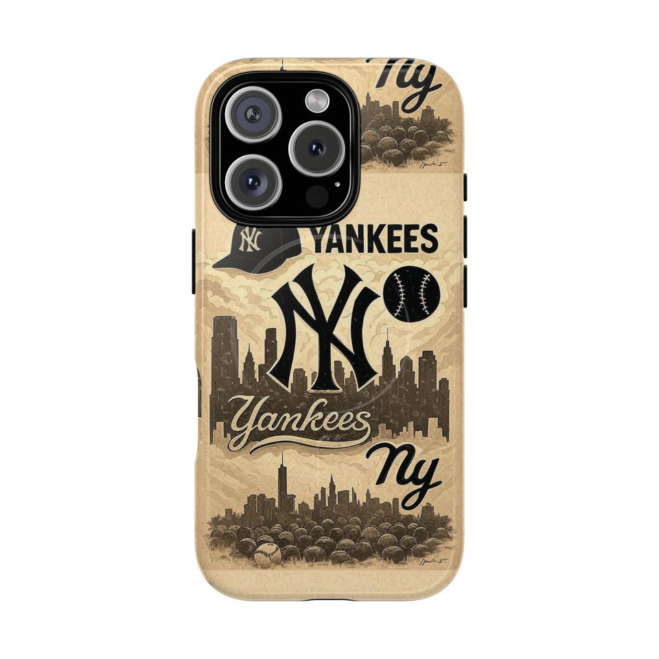 Yankees MagSafe Phone Case: Durable New York Baseball Gift