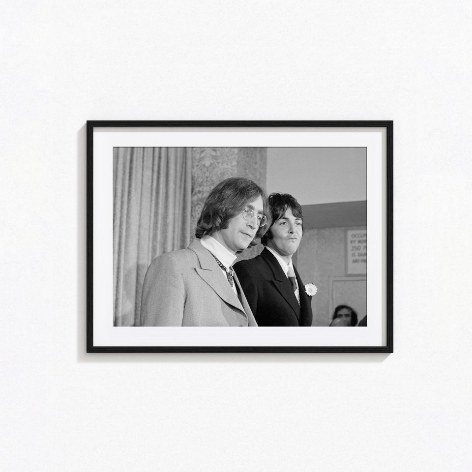 P mccartney Posters / P mccartney Black and White Wall Art, Album Cover Poster, Home Decor, Photography Prints, The Beatles