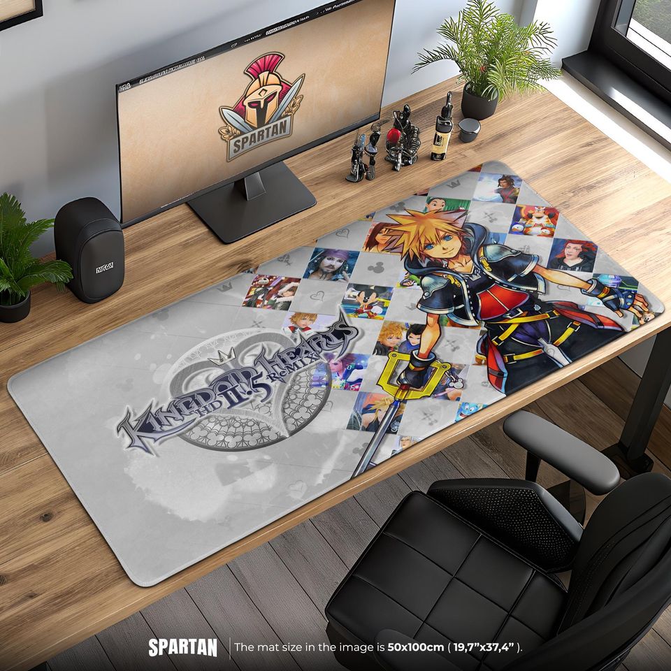 Kingdom Hearts - Sora Keyblade Anime Gaming Desk Mat