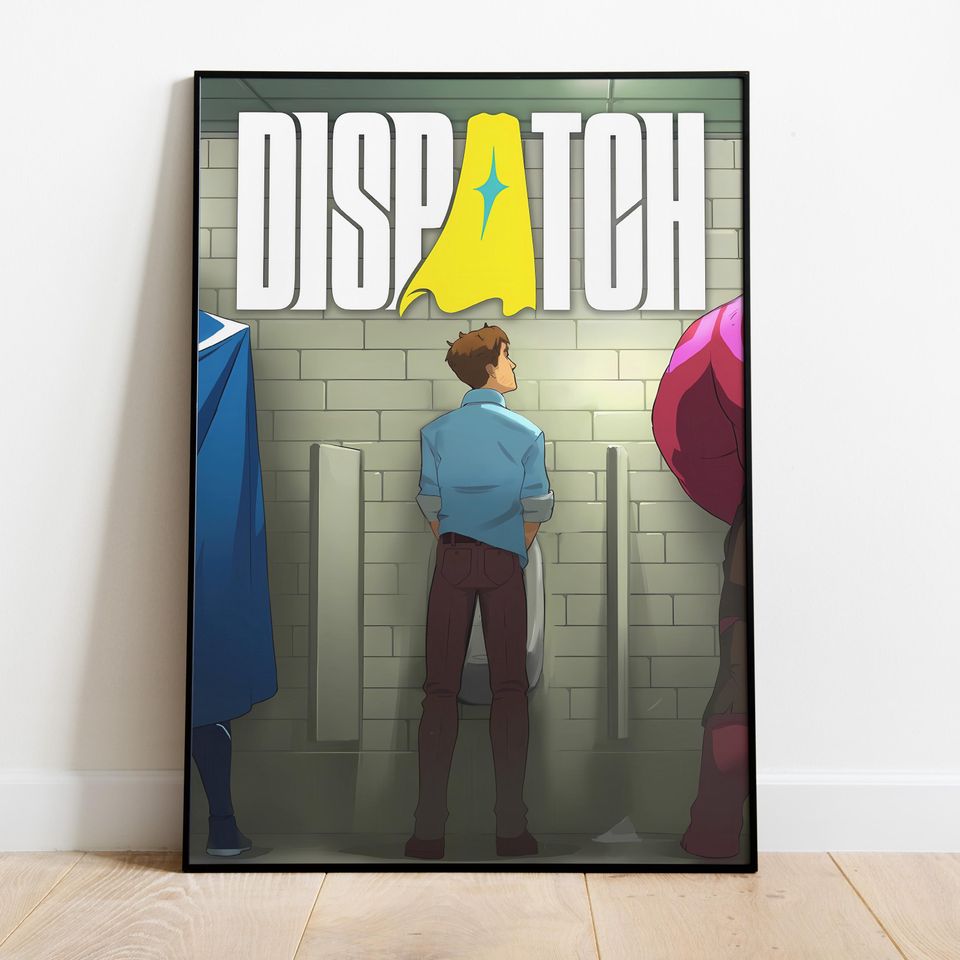 Dispatch Game Poster, Frameless Wall Art & Print, Home Decor, Superhero Game Poster Gift