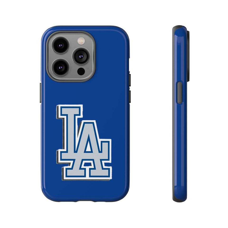 LA Dodgers Tough Phone Case: 3D Wrap, Impact-Resistant