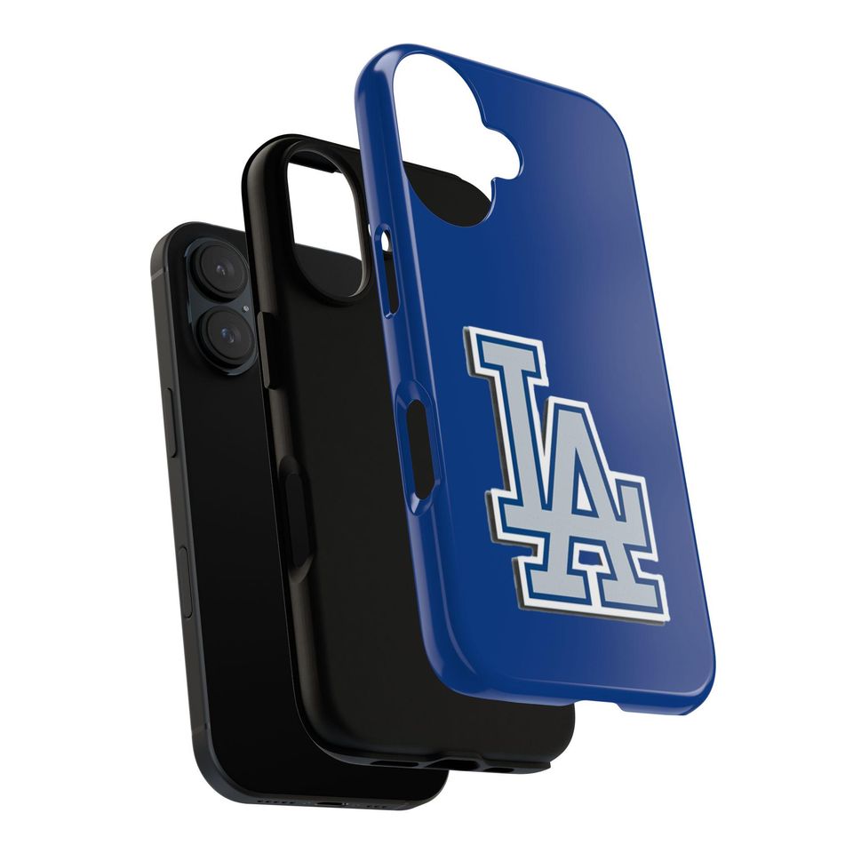 LA Dodgers Tough Phone Case: 3D Wrap, Impact-Resistant
