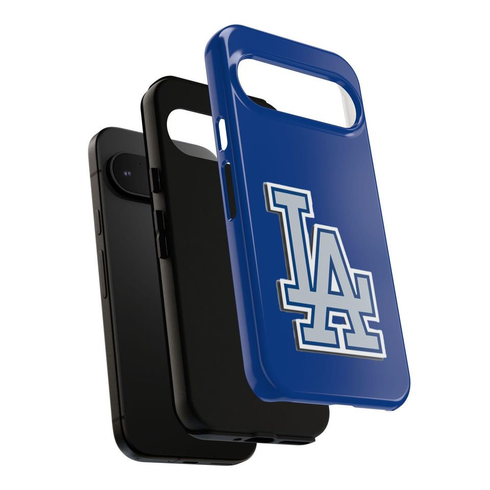 LA Dodgers Tough Phone Case: 3D Wrap, Impact-Resistant
