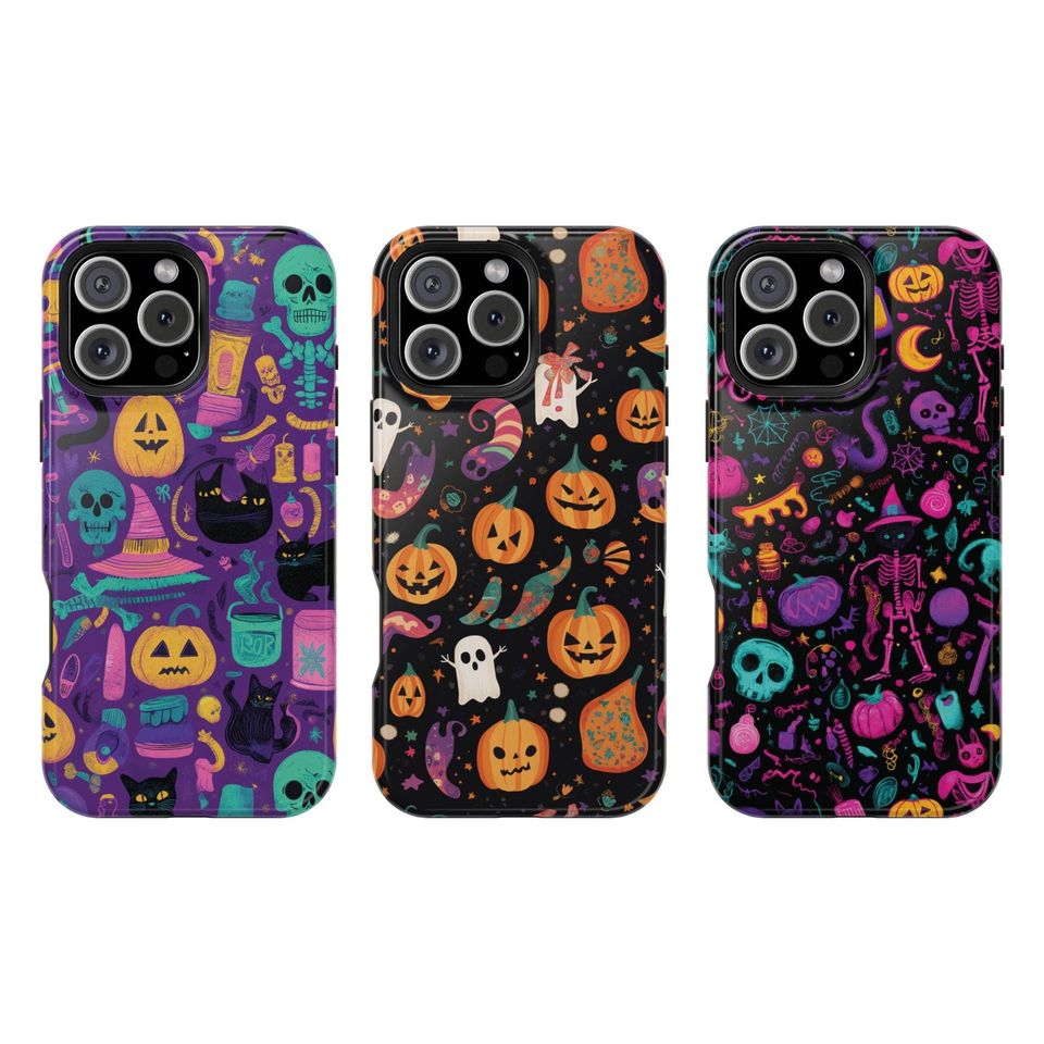 Halloween Pattern Design, Phone case and pillow  Design , Phone case