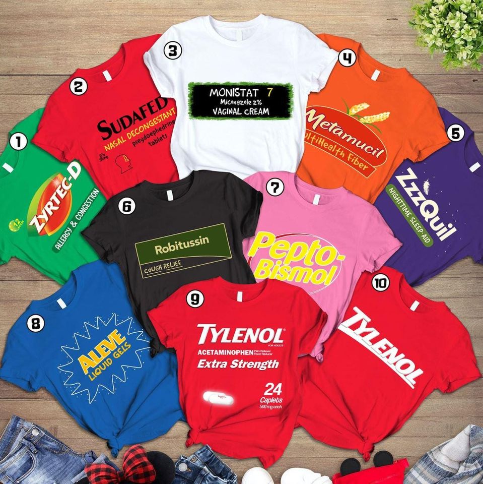 Halloween Costume Party Shirt, Pharmacy Halloween Costume Shirt