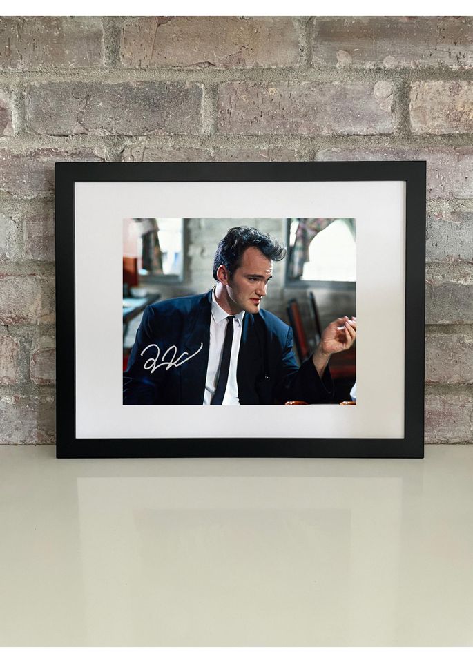Quentin Tarantino Director Poster Photo with Reprint Autograph