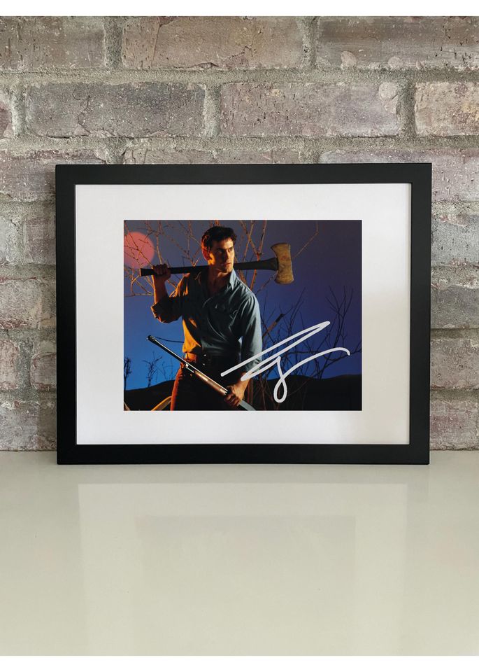 Bruce Campbell  Cult Classic Evil Dead Reprint Autograph Poster