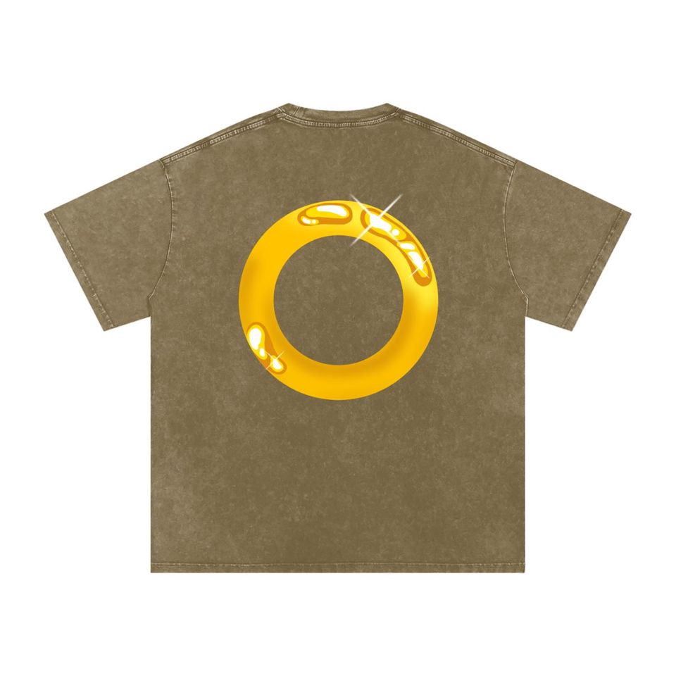 Acid Wash Sonic the Hedgehog Oversized T-Shirt