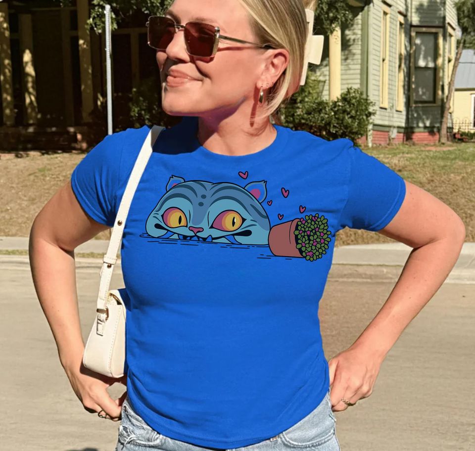 Demon Hunter Tiger Baby Tee, Kpop Tiger Shirt, Derpy Tiger and Bird Tee