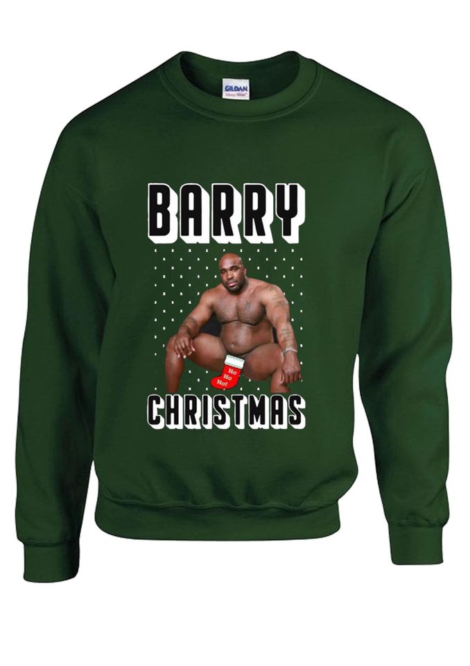 Barry Wood Inspired Christmas Jumper: Funny Novelty Ugly Sweater